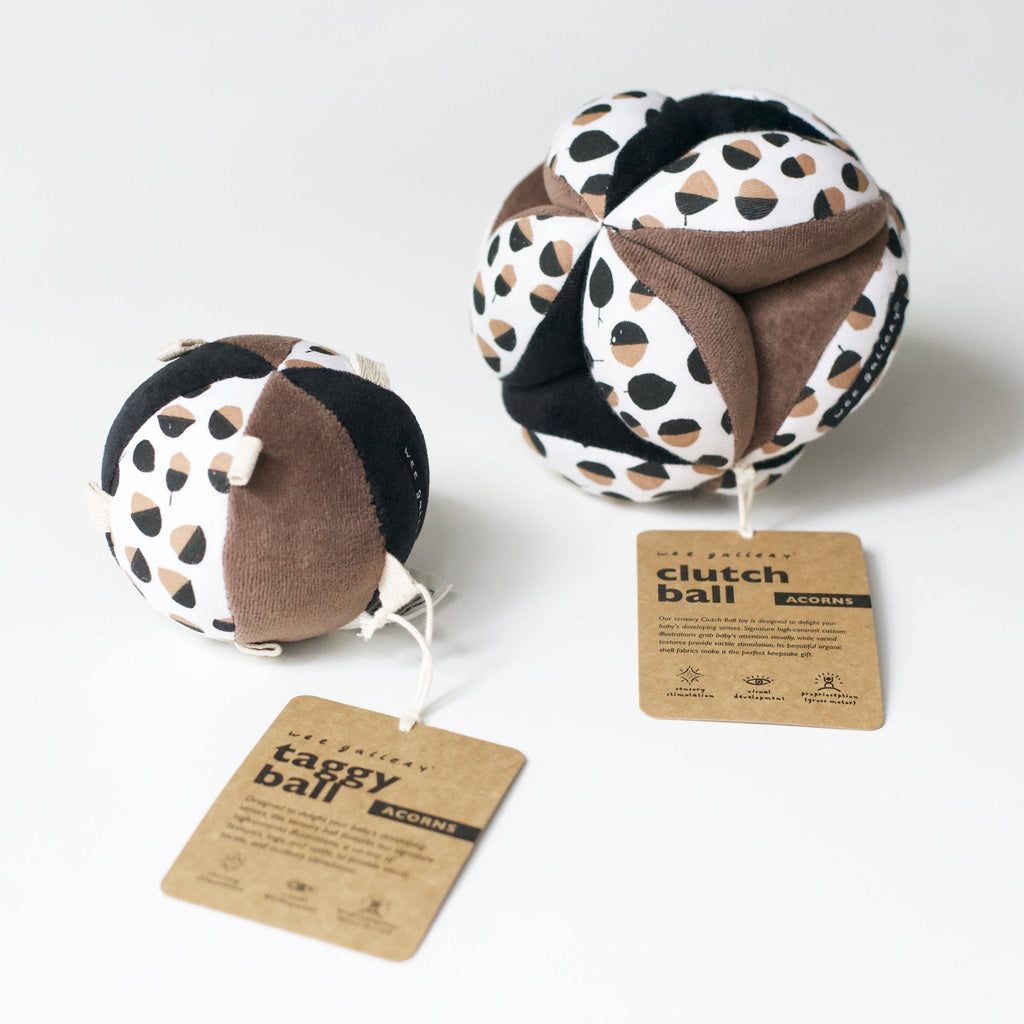 Acorn Clutch and Taggy Ball Bundle - The Baby Penguin