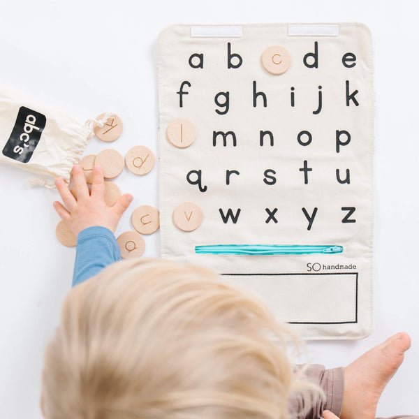 Alphabet Learning Toy: Montessori Letters Matching Game - The Baby Penguin