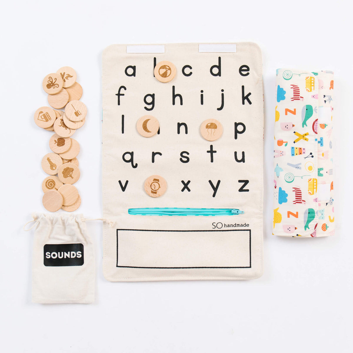 Alphabet Learning Toy: Montessori Letters Matching Game - The Baby Penguin
