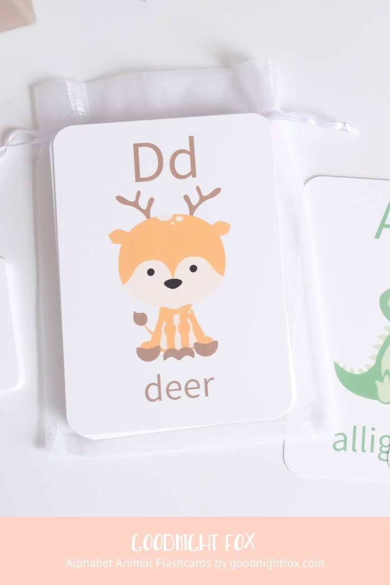 Animal Alphabet Flashcards – A to Z Learning Cards for Toddlers and Preschoolers - The Baby Penguin