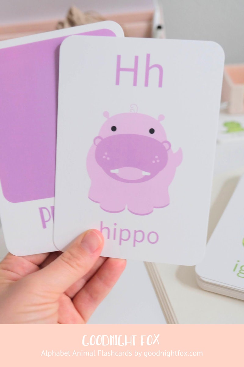 Animal Alphabet Flashcards – A to Z Learning Cards for Toddlers and Preschoolers - The Baby Penguin