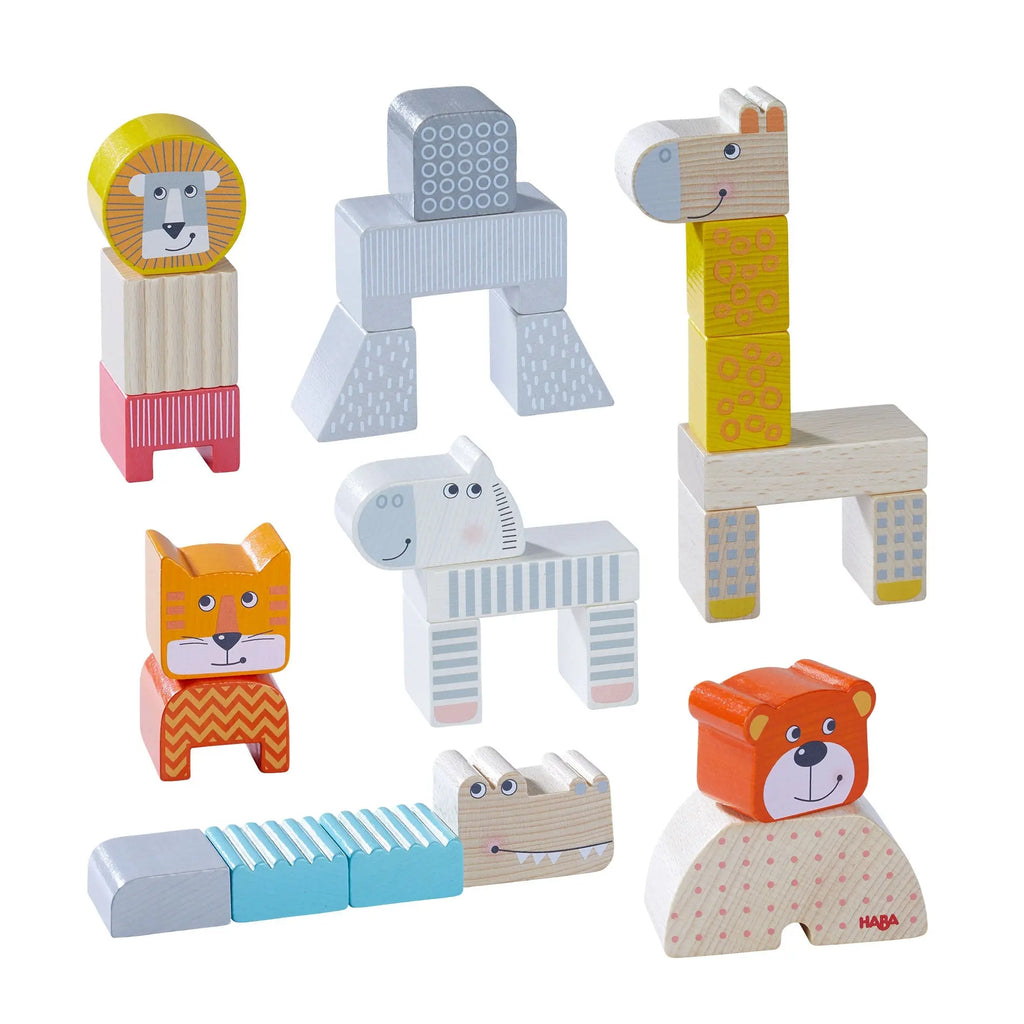  Animal Parade Blocks HABA USA Stacking & Sorting