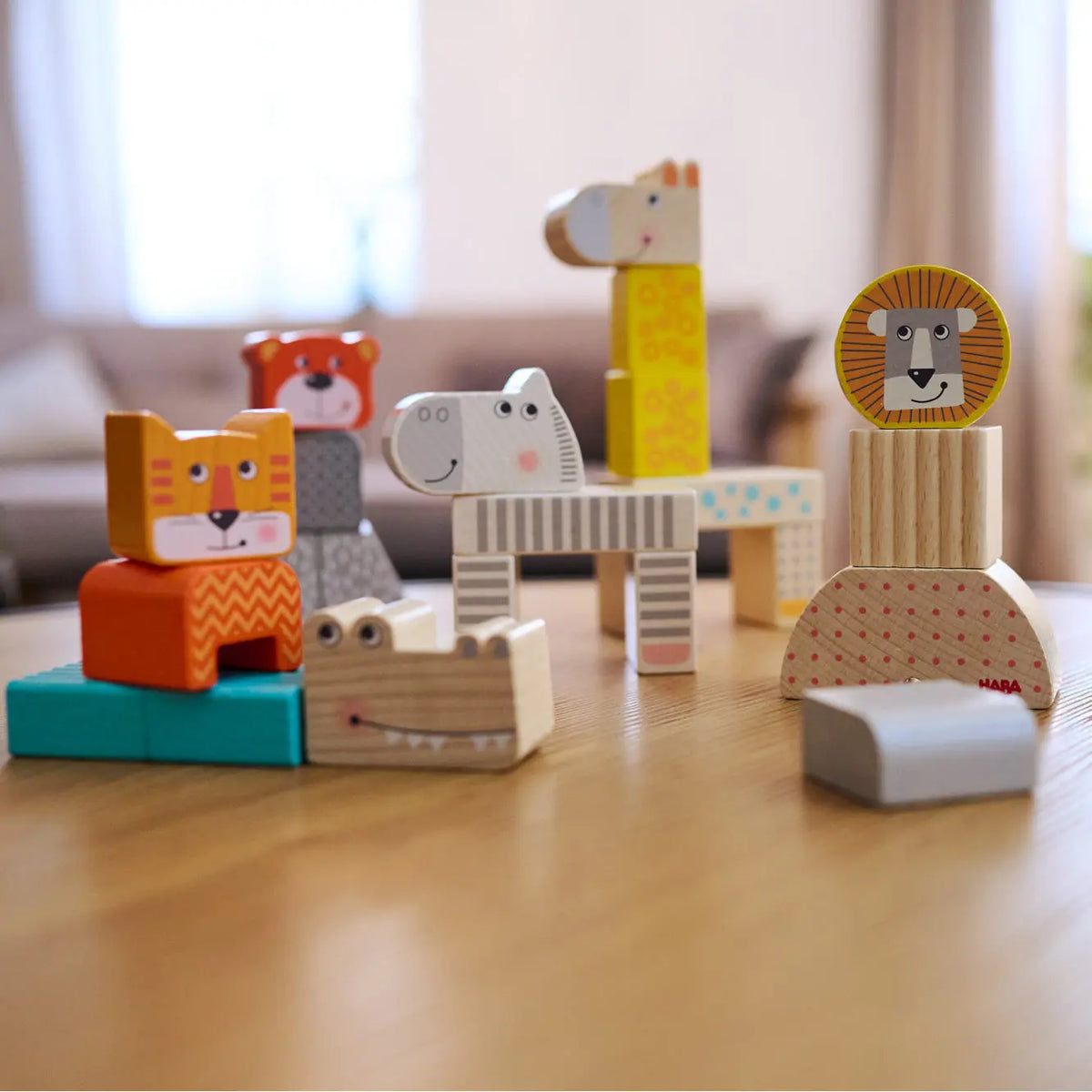  Animal Parade Blocks HABA USA Stacking & Sorting