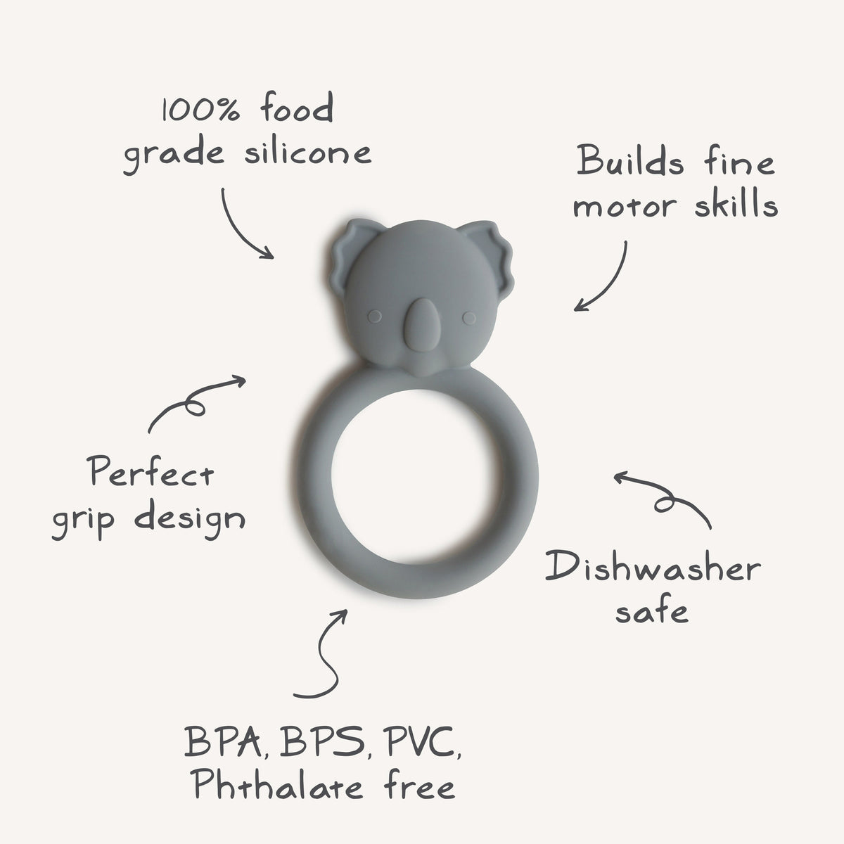 Animal Ring Teethers - The Baby Penguin