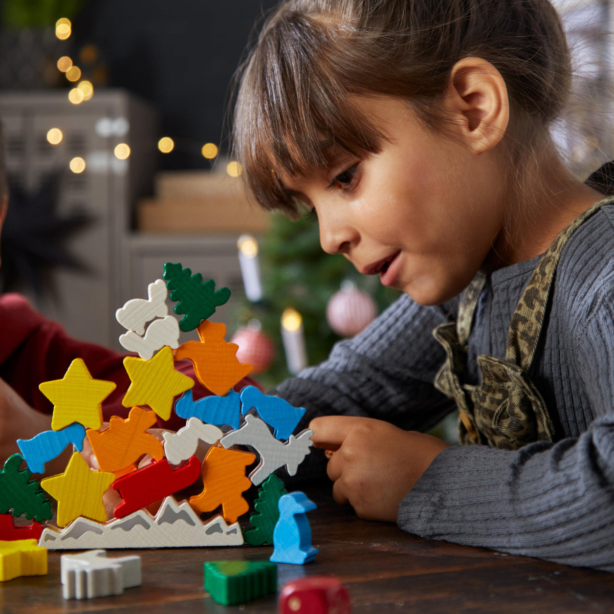 Animal Upon Animal Christmas Stacking Game - The Baby Penguin