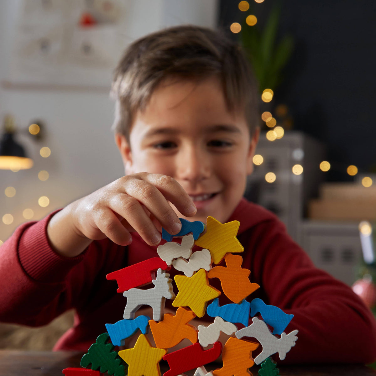 Animal Upon Animal Christmas Stacking Game - The Baby Penguin
