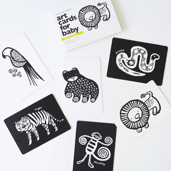Art Cards for Baby - Jungle Collection - The Baby Penguin