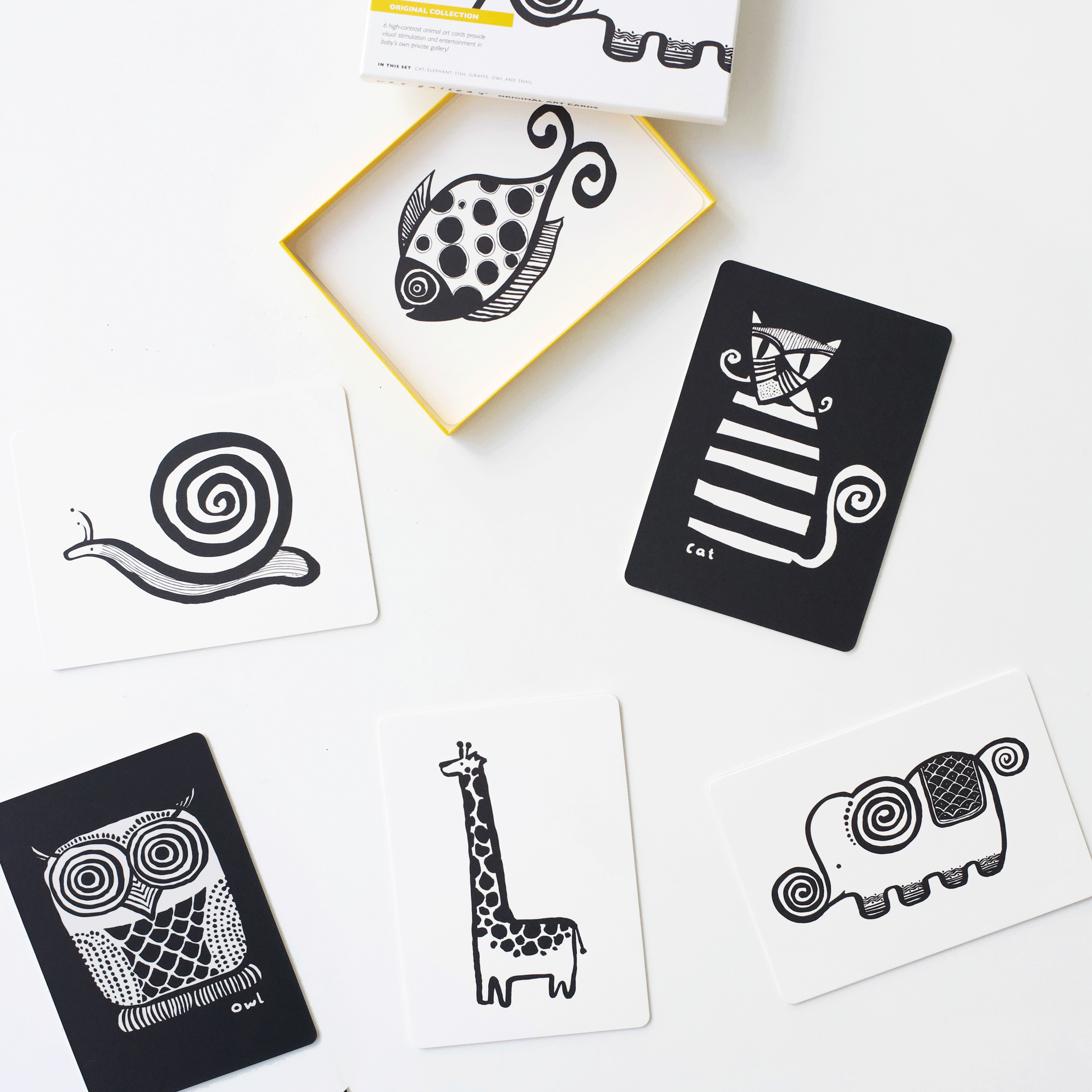 Art Cards for Baby - Original Collection - The Baby Penguin