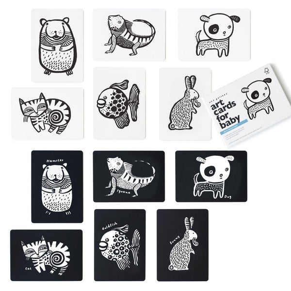 Art Cards for Baby - Pets Collection - The Baby Penguin