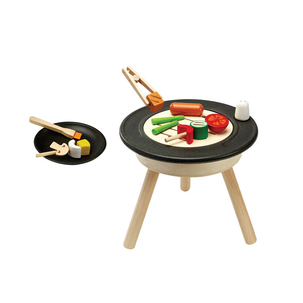 PlanToys Wooden BBQ Pretend Play Set
