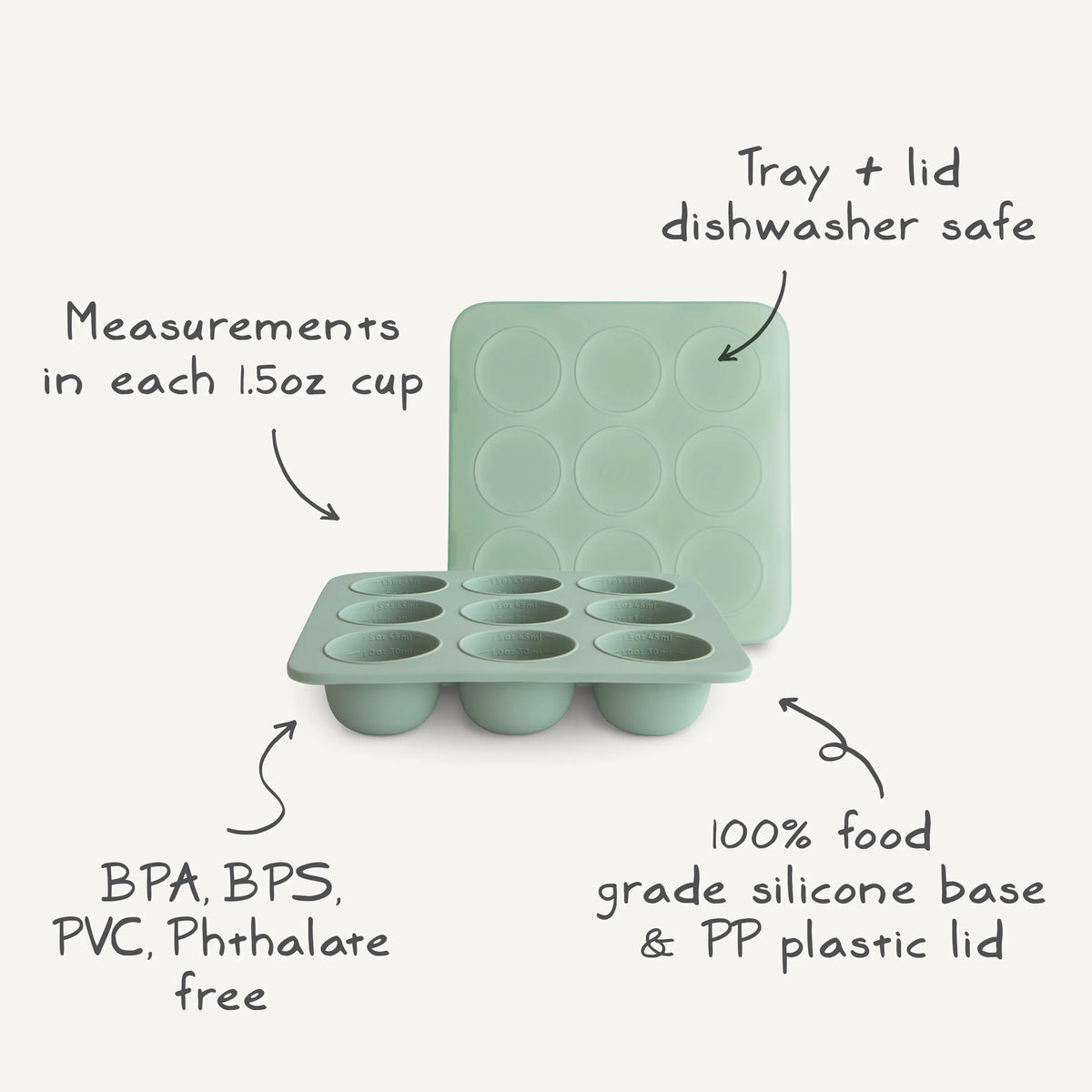 Baby Food Freezer Tray | Baby Food Tray | The Baby Penguin