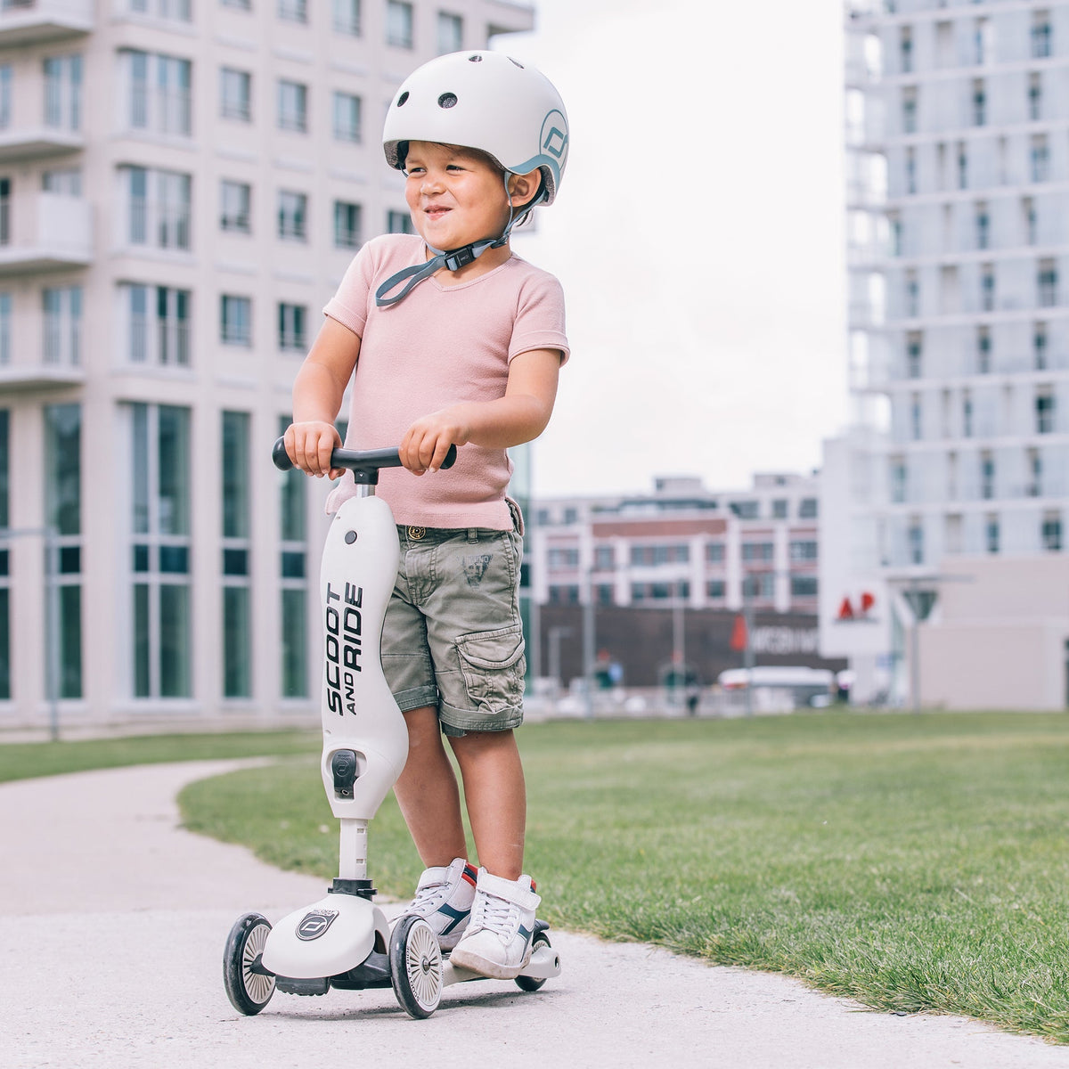 Baby Helmet in Ash – XXS Size for 1-3 Year Old - The Baby Penguin