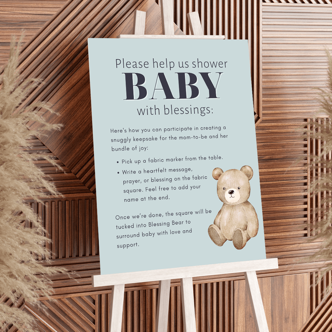Baby Shower Sign - The Baby Penguin