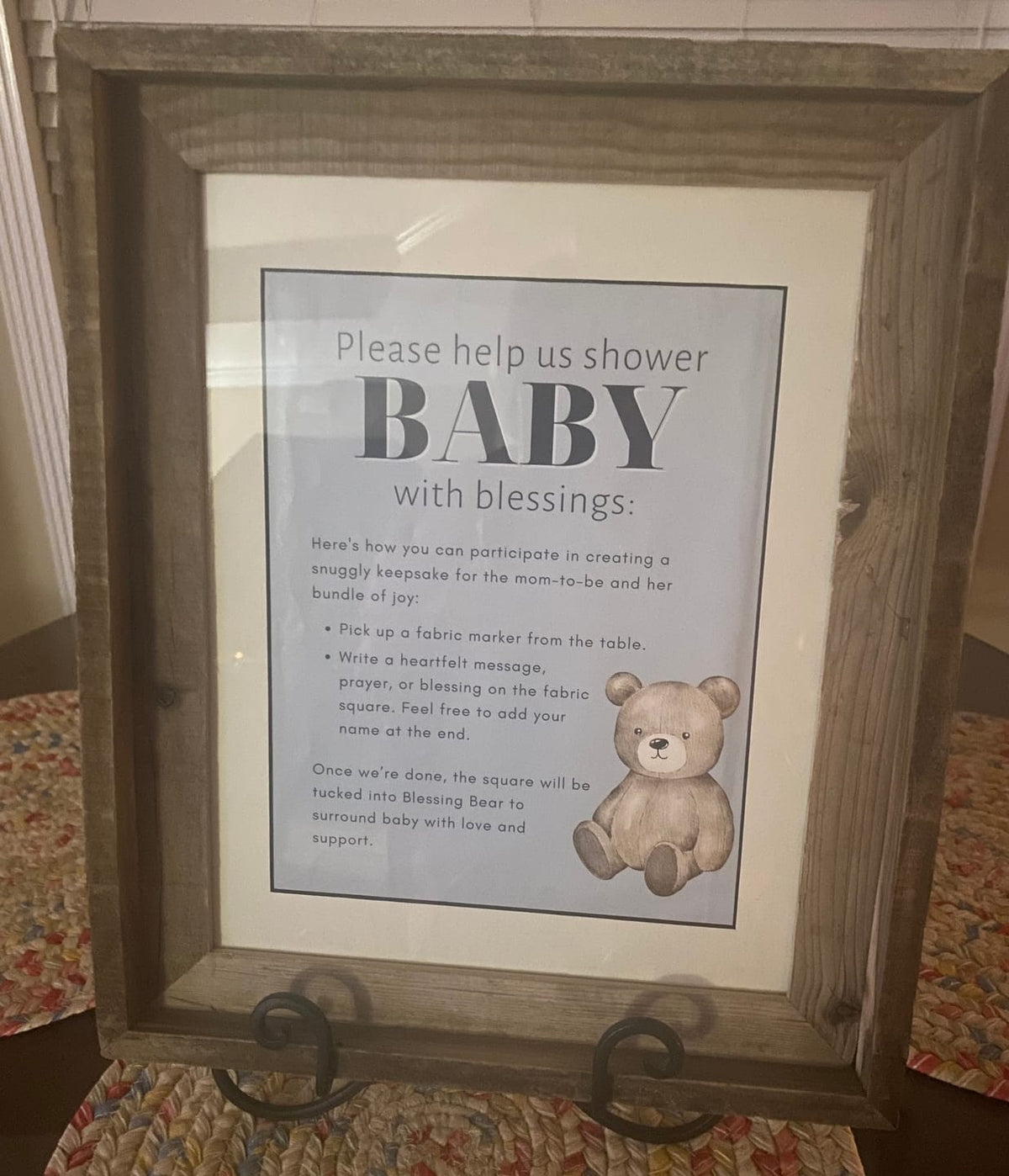 Baby Shower Sign - The Baby Penguin