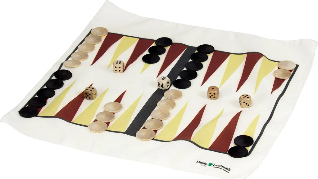 Backgammon | Made in USA | Games to Go Maple Landmark