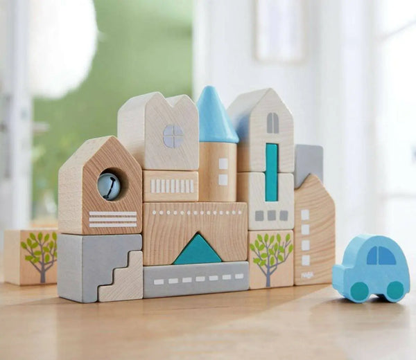 Bad Rodach 18 Piece Wooden Building Blocks | Architectural Blocks | The Baby Penguin