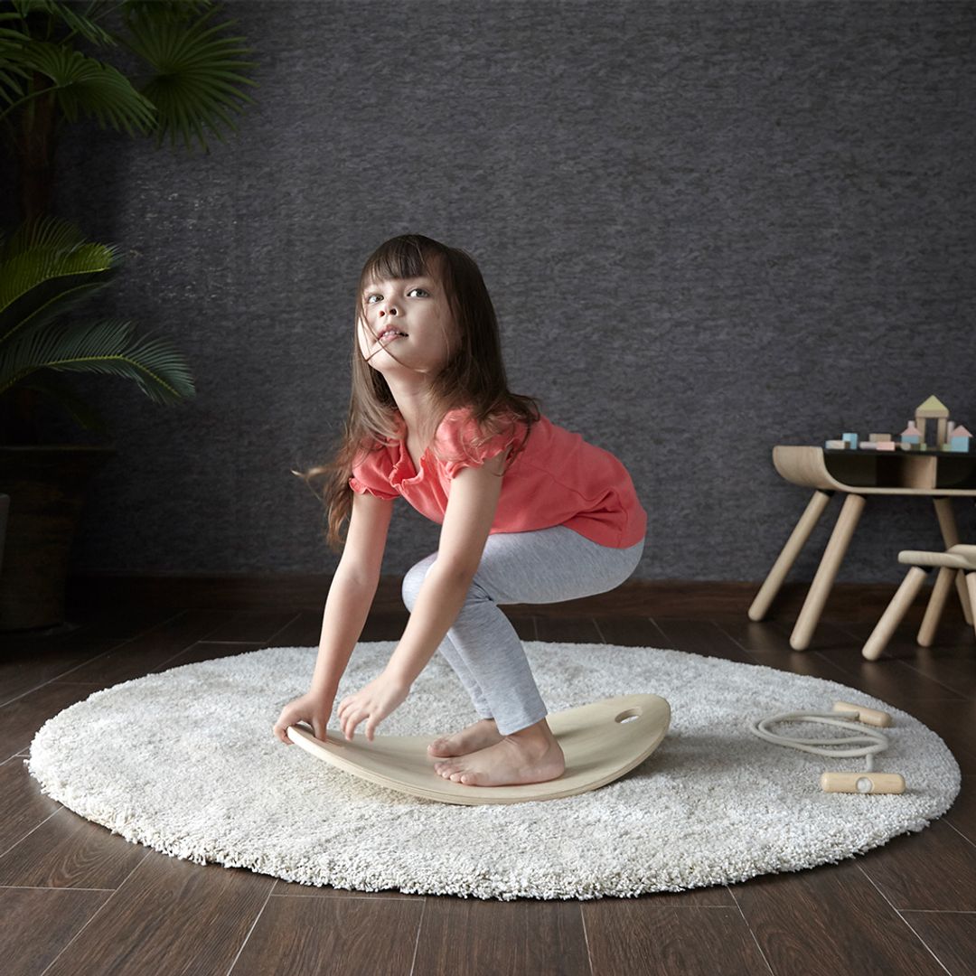 PlanToys Wooden Balance Board with Rope