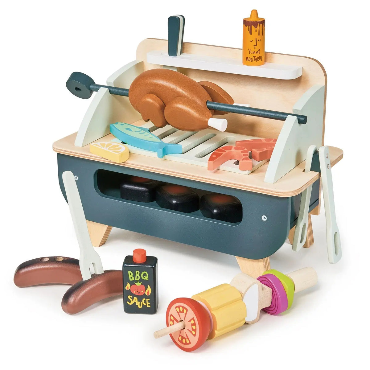 Tender Leaf Wooden Barbecue Play Set