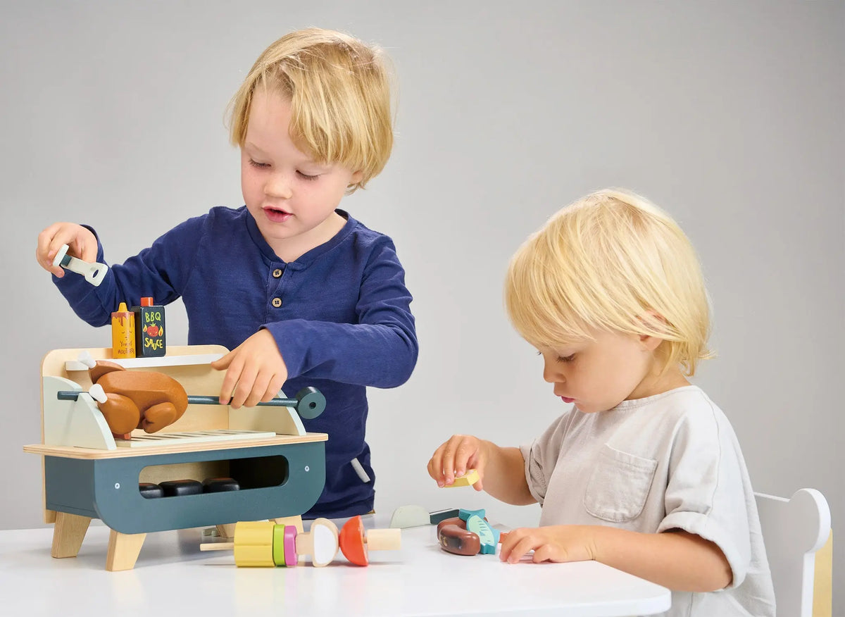 Tender Leaf Wooden Barbecue Play Set