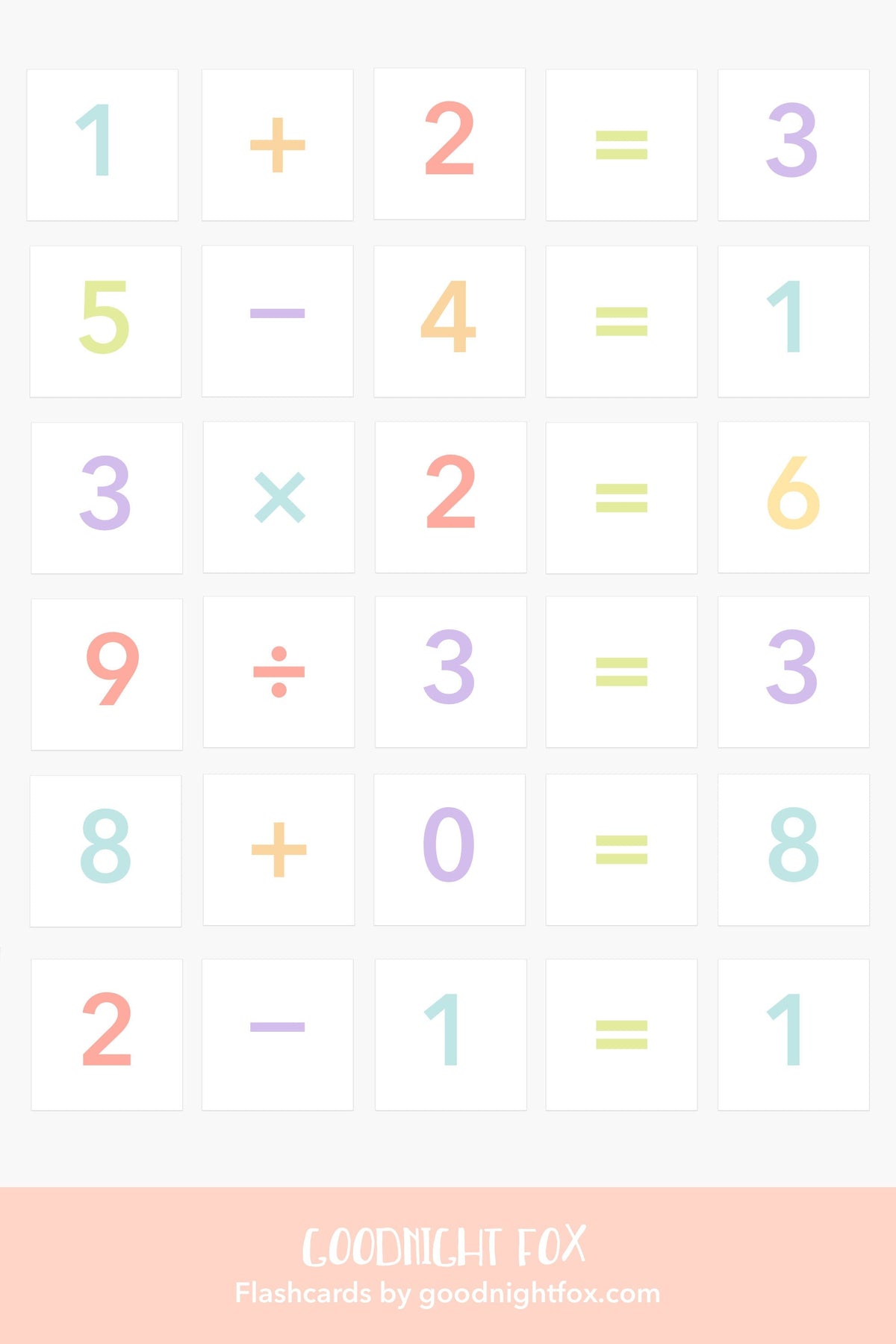 Math Flashcards - The Baby Penguin