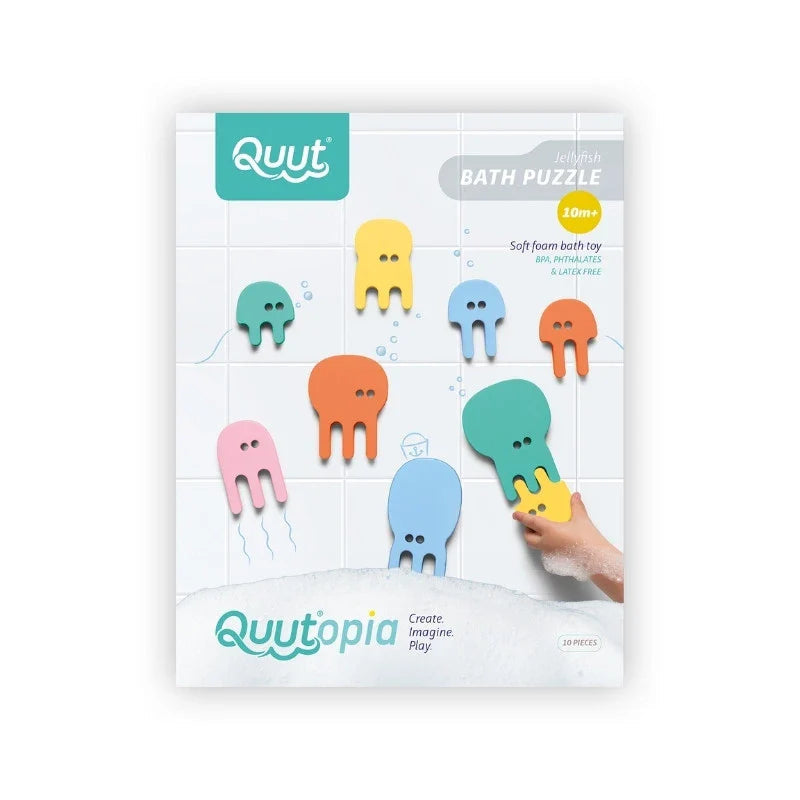 Bath Puzzle Jellyfish – Soft, Floating EVA Foam Bath Toy - The Baby Penguin