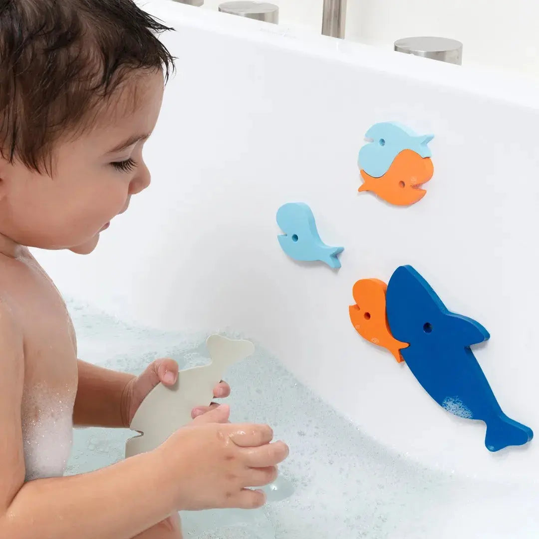 Bath Puzzle Shark – Floating 3D Bath Toy Set |  | The Baby Penguin