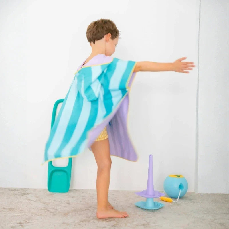 Beach Poncho – Quick-Drying Microfiber Kids Towel - The Baby Penguin