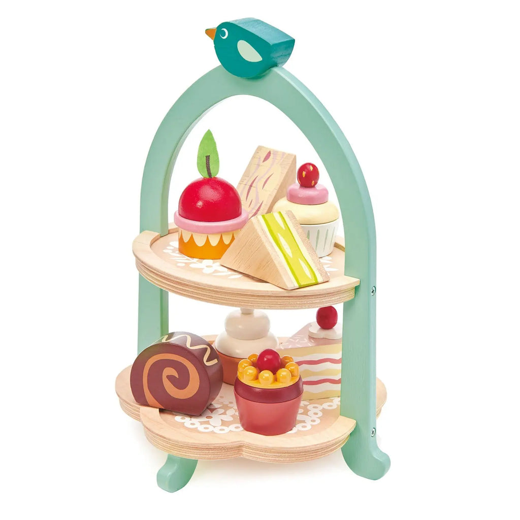  Birdie Afternoon Tea Stand Tender Leaf 