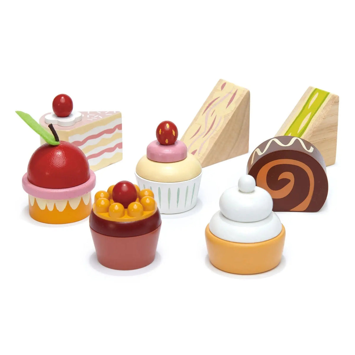 Tender Leaf Birdie Afternoon Tea Stand with Wooden Treats
