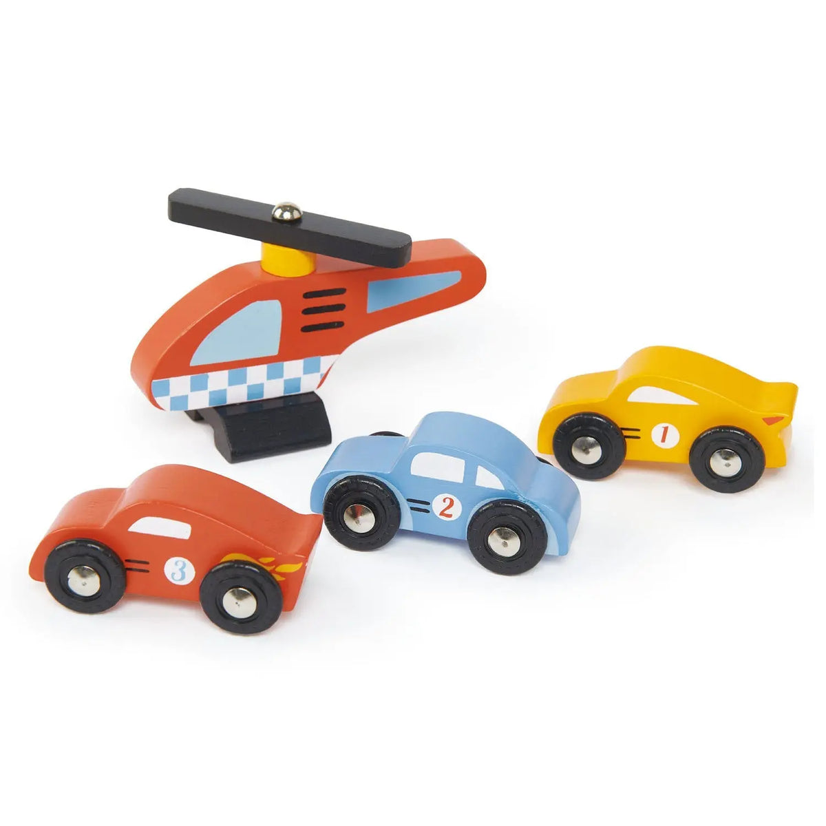 Tender Leaf Blue Bird Wooden Garage and Service Station