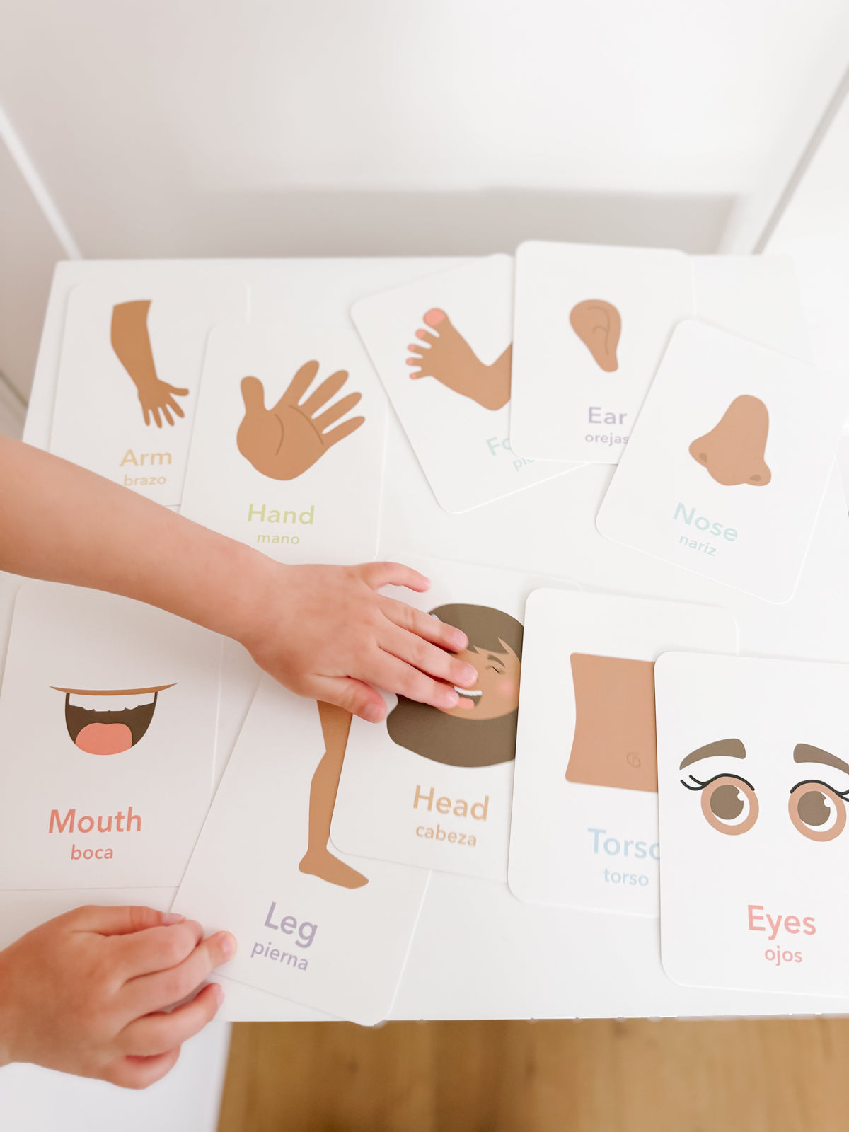 Body Parts Flashcards - The Baby Penguin