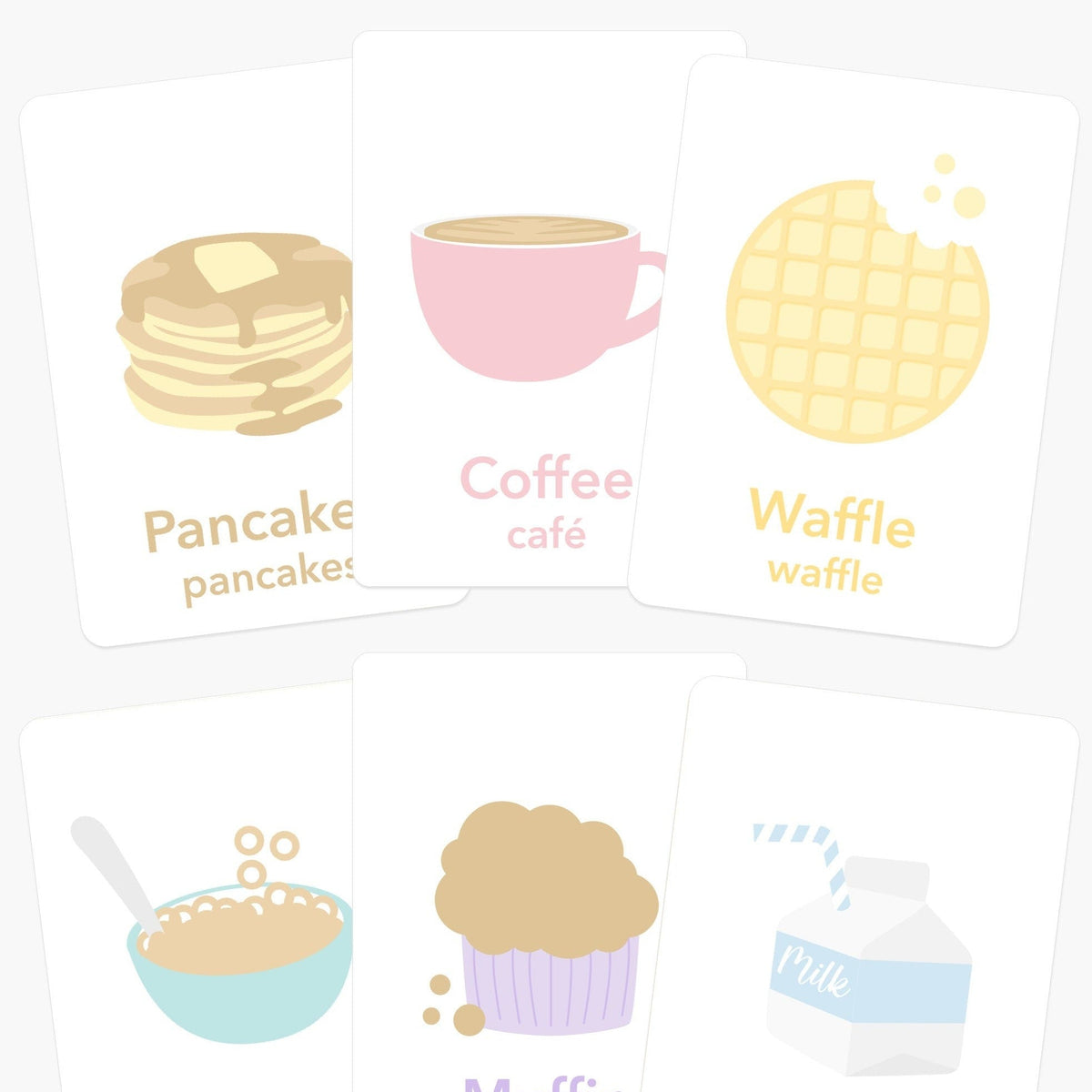Breakfast Flashcards - The Baby Penguin