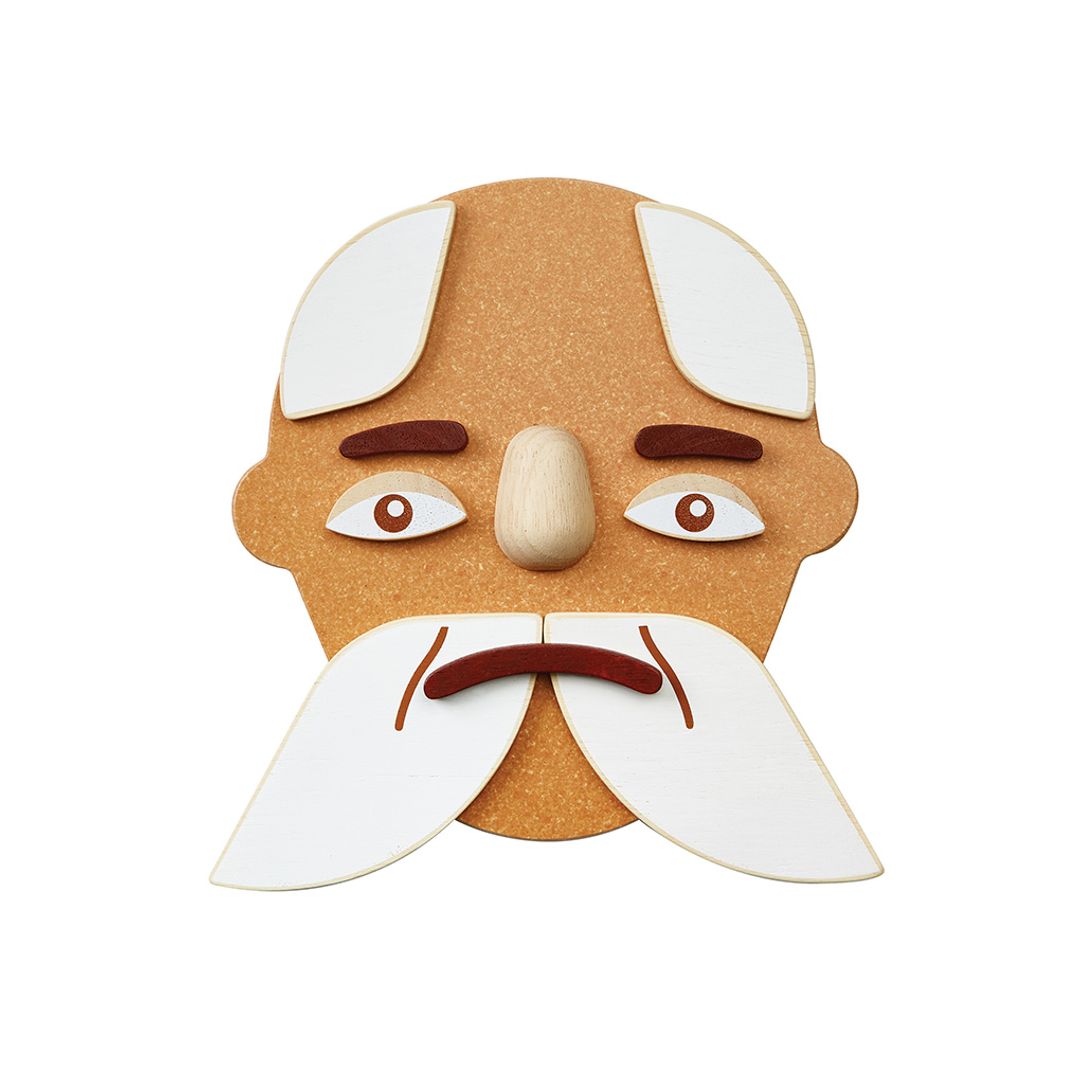 PlanToys Build a Face Wooden Emotion Play Set