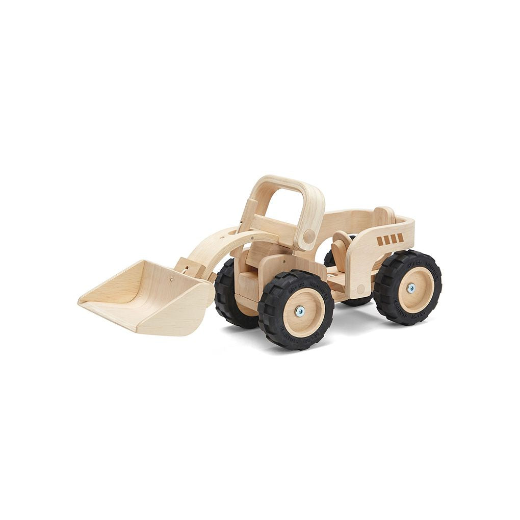 PlanToys Wooden Bulldozer Construction Toy