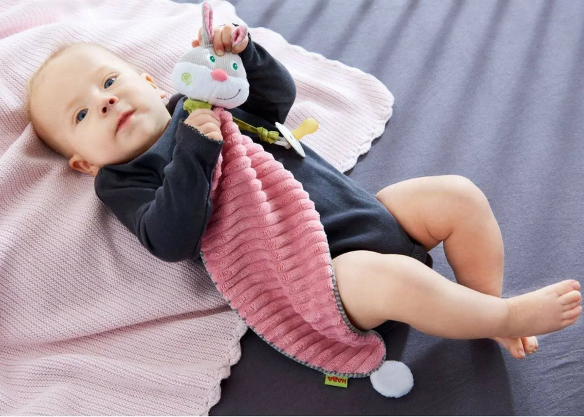 Bunny Lovey Baby Blankie | Plush Baby | The Baby Penguin