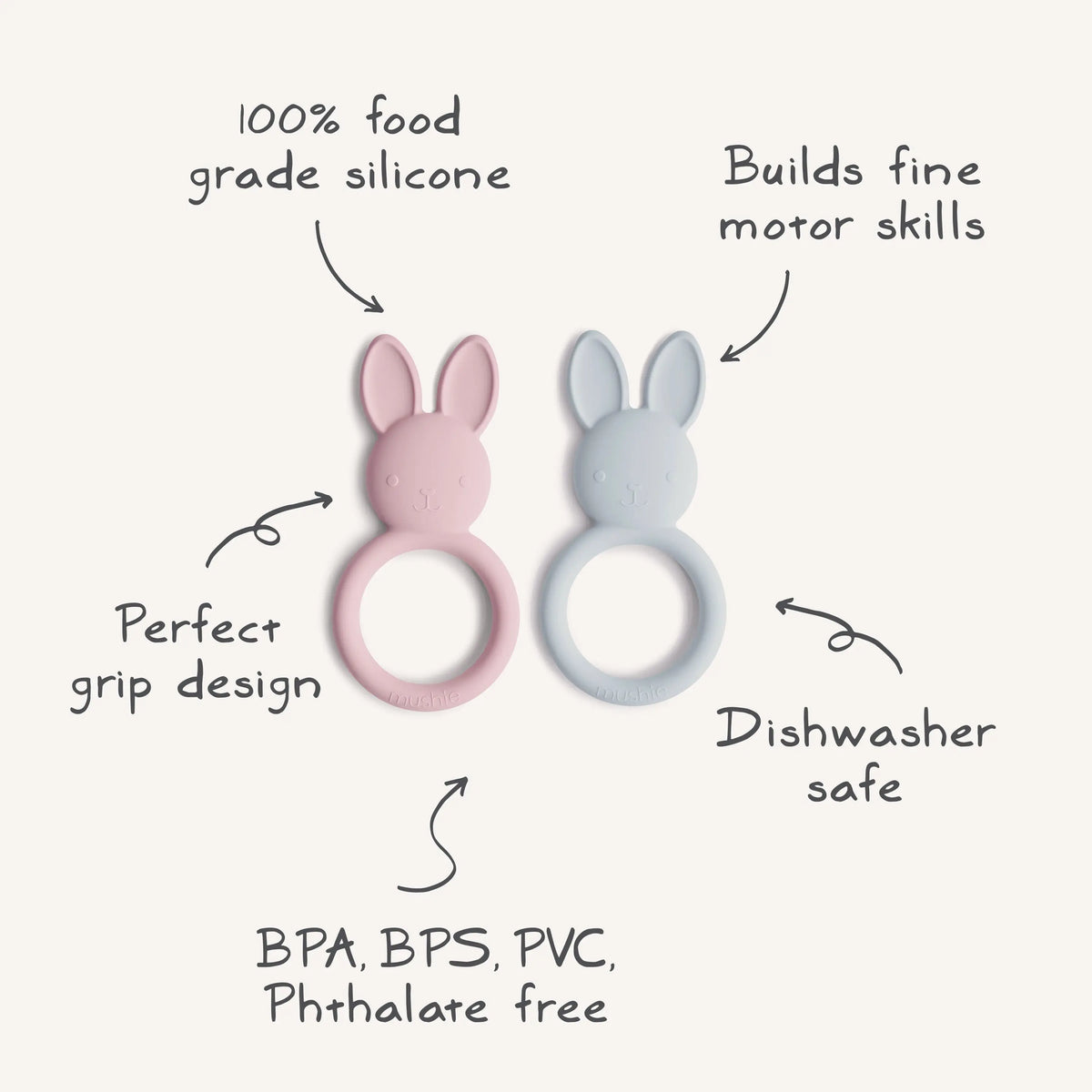 Bunny Teether | teether | The Baby Penguin