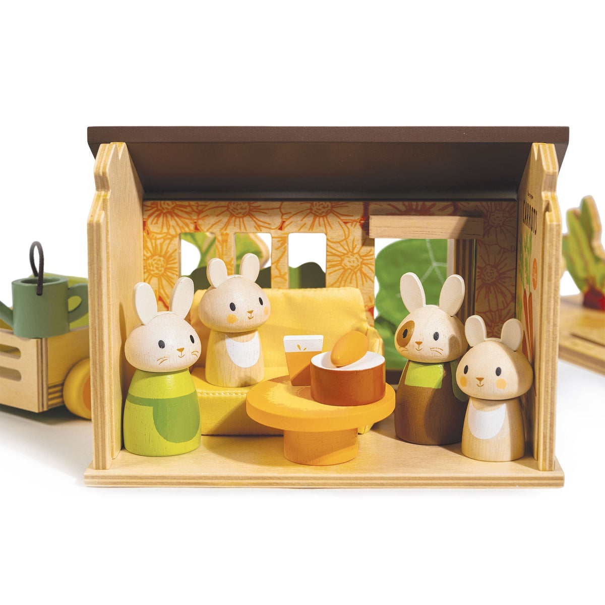 Tender Leaf Bunny's Carrot Patch Wooden Play Set