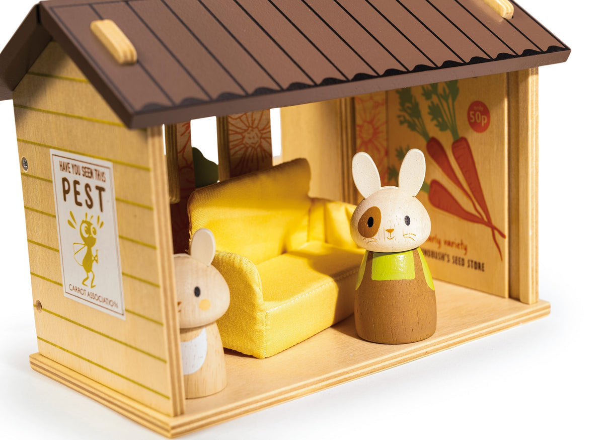 Tender Leaf Bunny's Carrot Patch Wooden Play Set