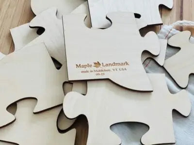 Butterflies Jigsaw Puzzle | Sustainable Toy | USA Made Maple Landmark