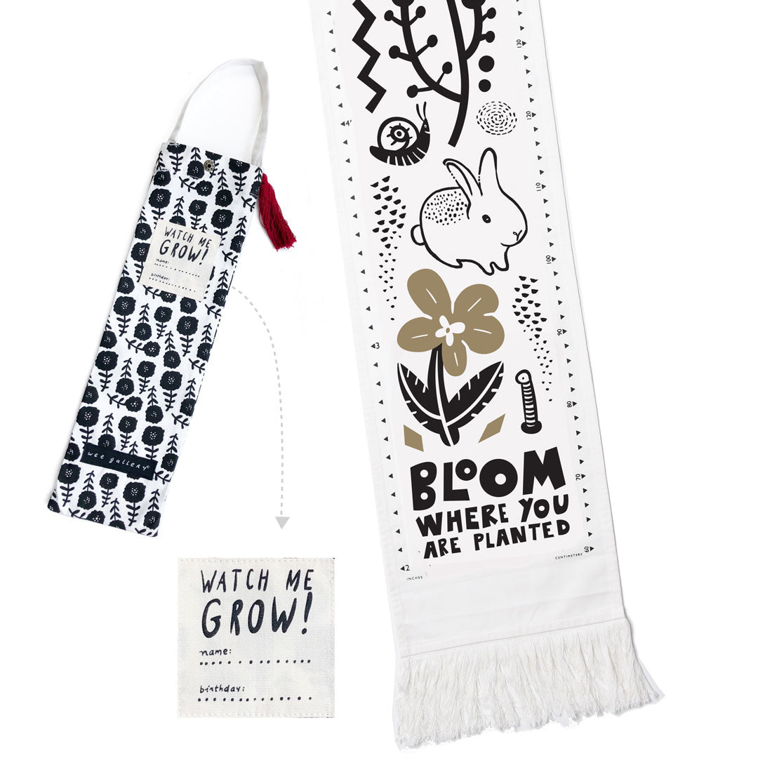 Canvas Growth Chart - Bloom - The Baby Penguin