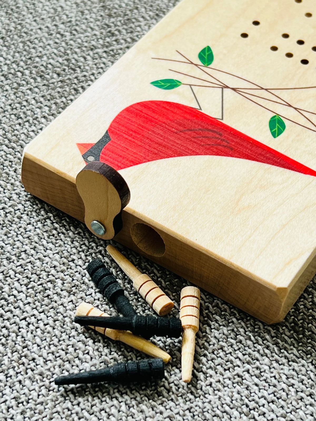 Cardinal Cribbage | Made in USA | Board Games Maple Landmark