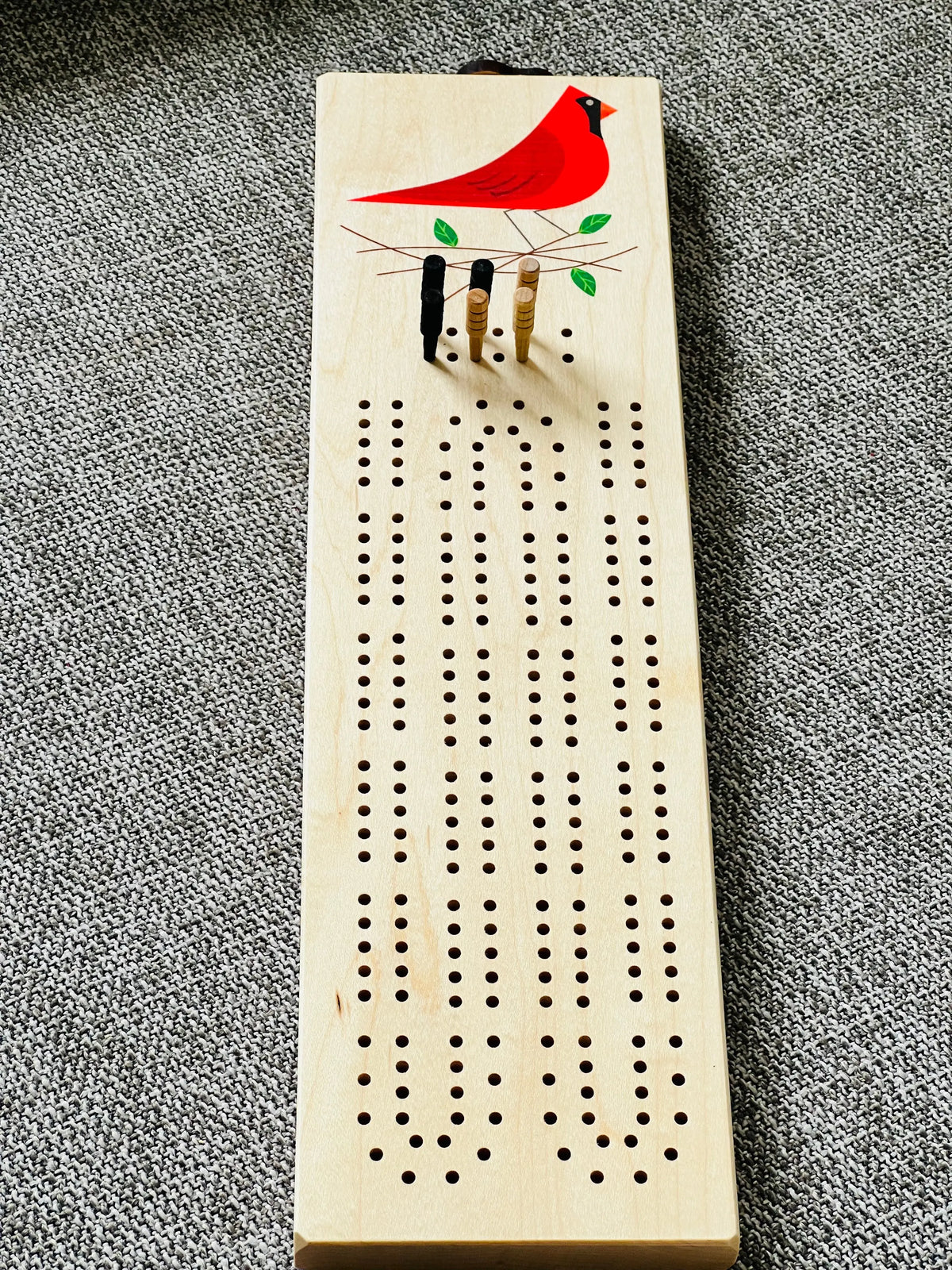 Cardinal Cribbage | Made in USA | Board Games Maple Landmark