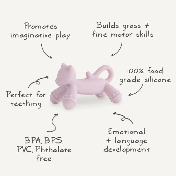 Cat Figurine Teether | teether | The Baby Penguin
