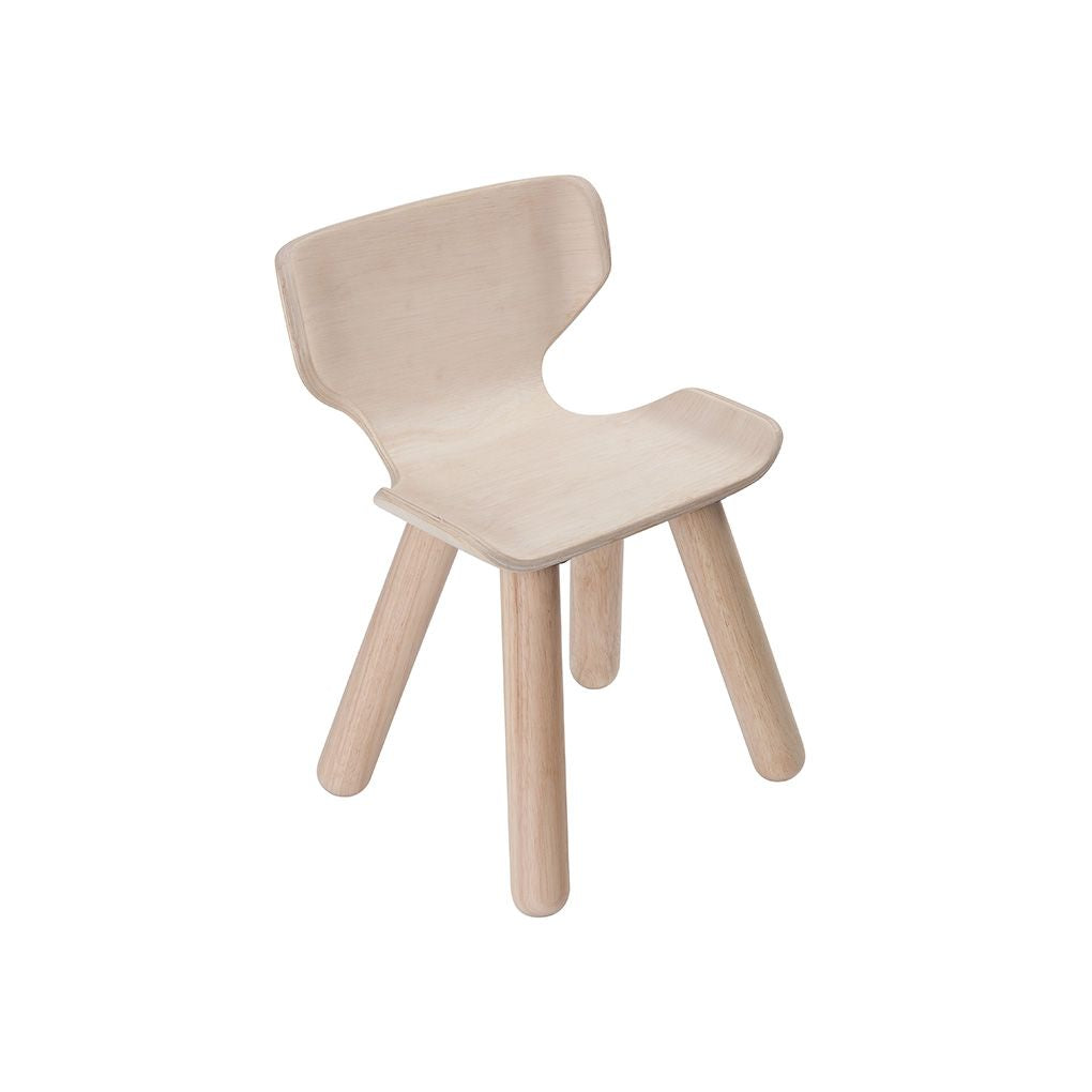 PlanToys Kids Contoured Wooden Chair