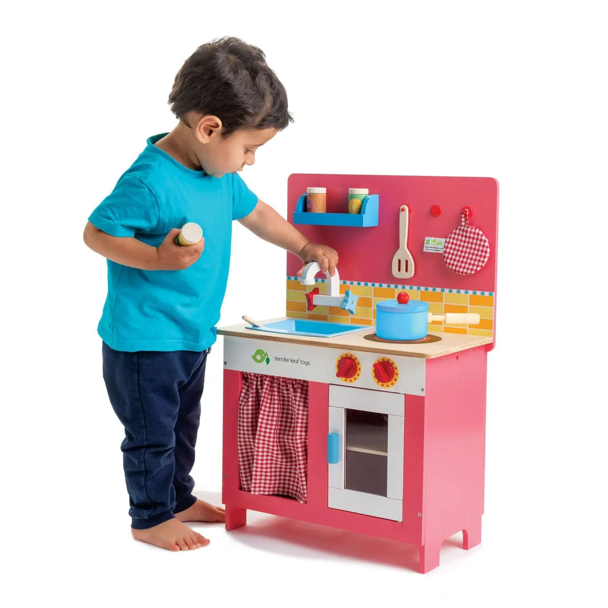 Tender Leaf Cherry Pie Wooden Play Kitchen