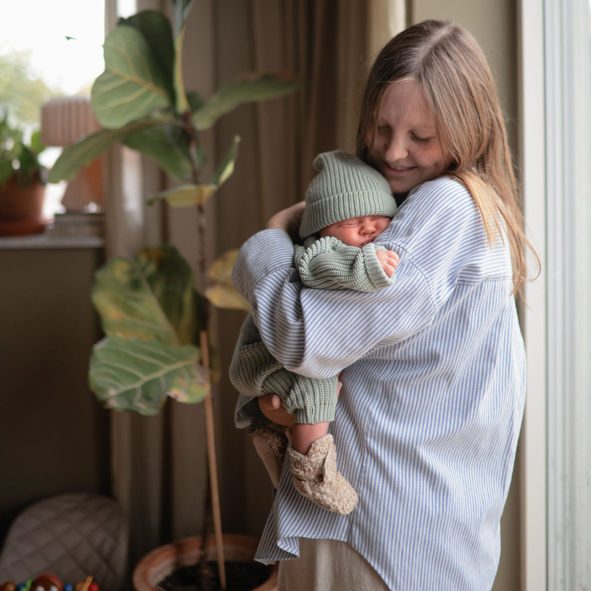 Chunky Knit Pants - The Baby Penguin
