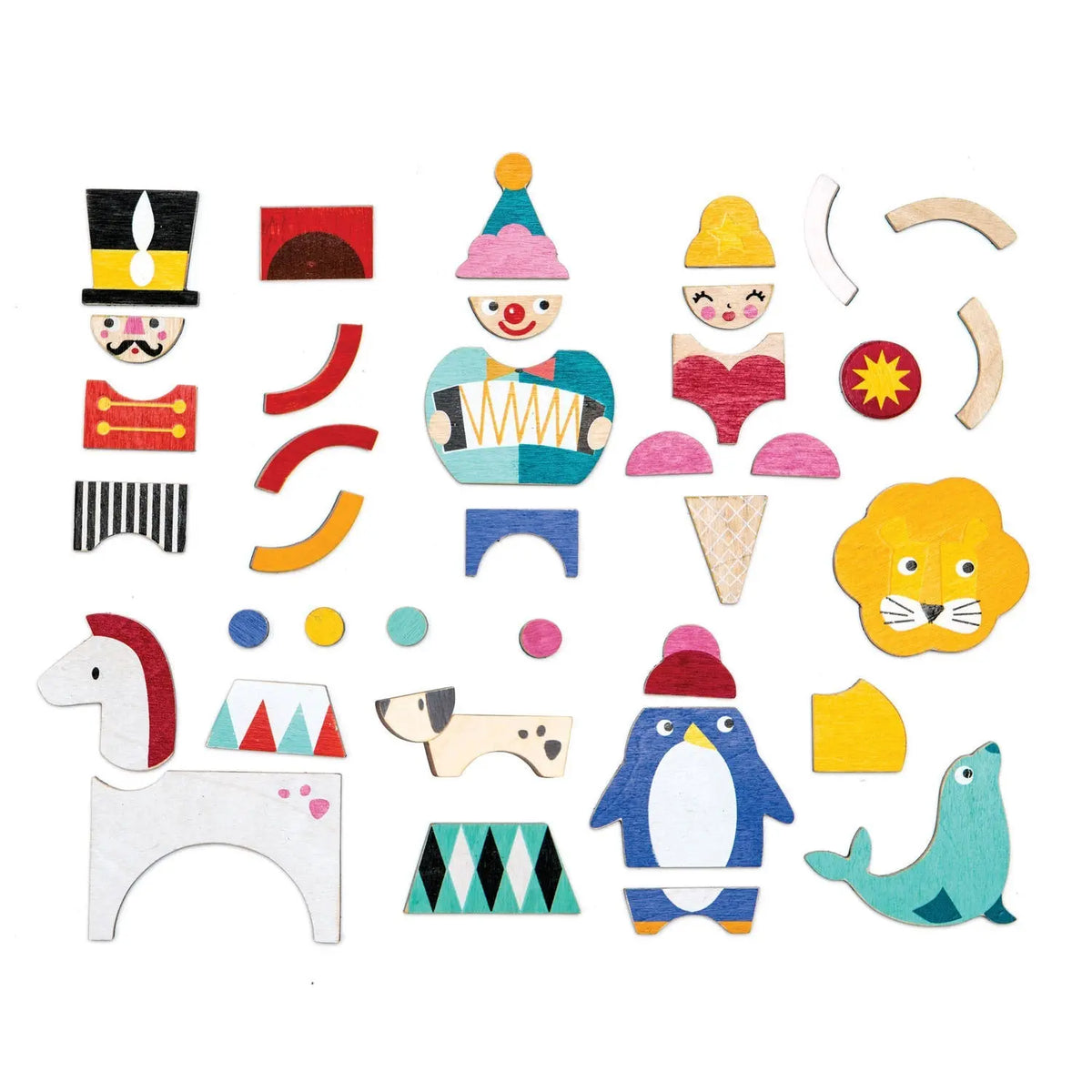 Tender Leaf Circus Night Magnetic Wooden Play Board