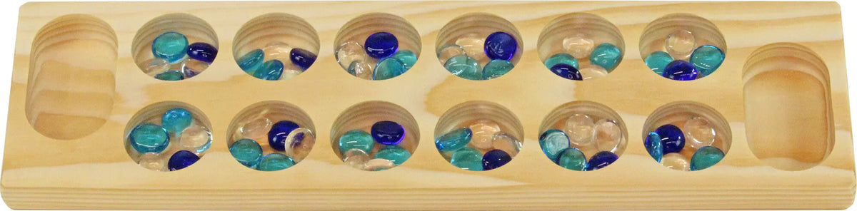 Classic Mancala | Made in USA | Wooden Board Games Maple Landmark