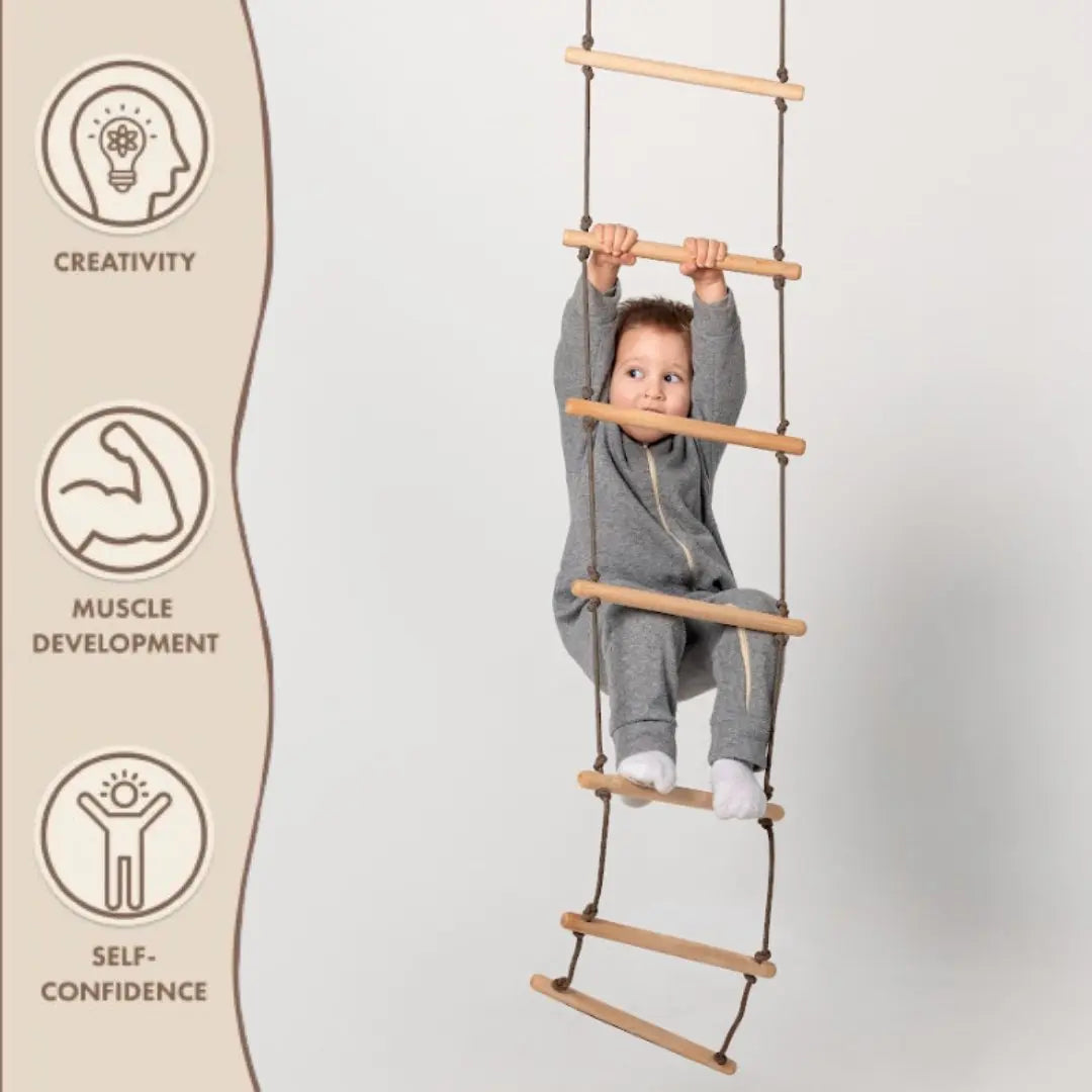 Climbing rope ladder for kids | Ages 3-9 - The Baby Penguin