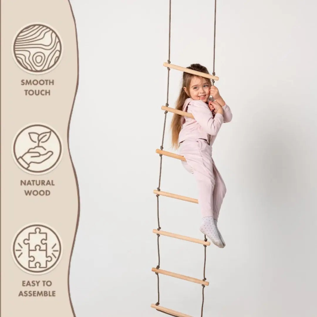 Climbing rope ladder for kids | Ages 3-9 - The Baby Penguin